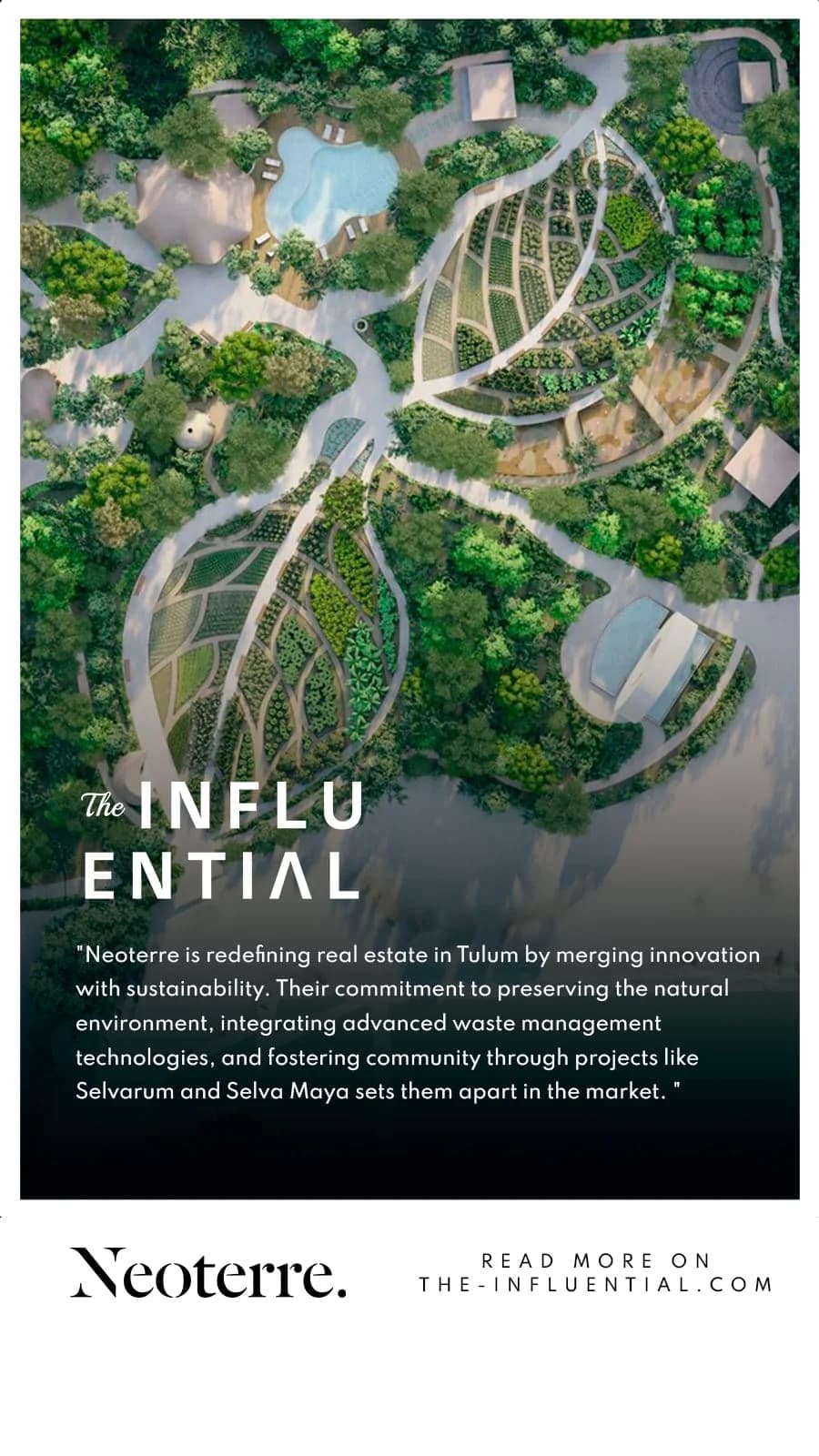 Una mirada a Neoterre: comunidades sostenibles y vibrantes en Tulum