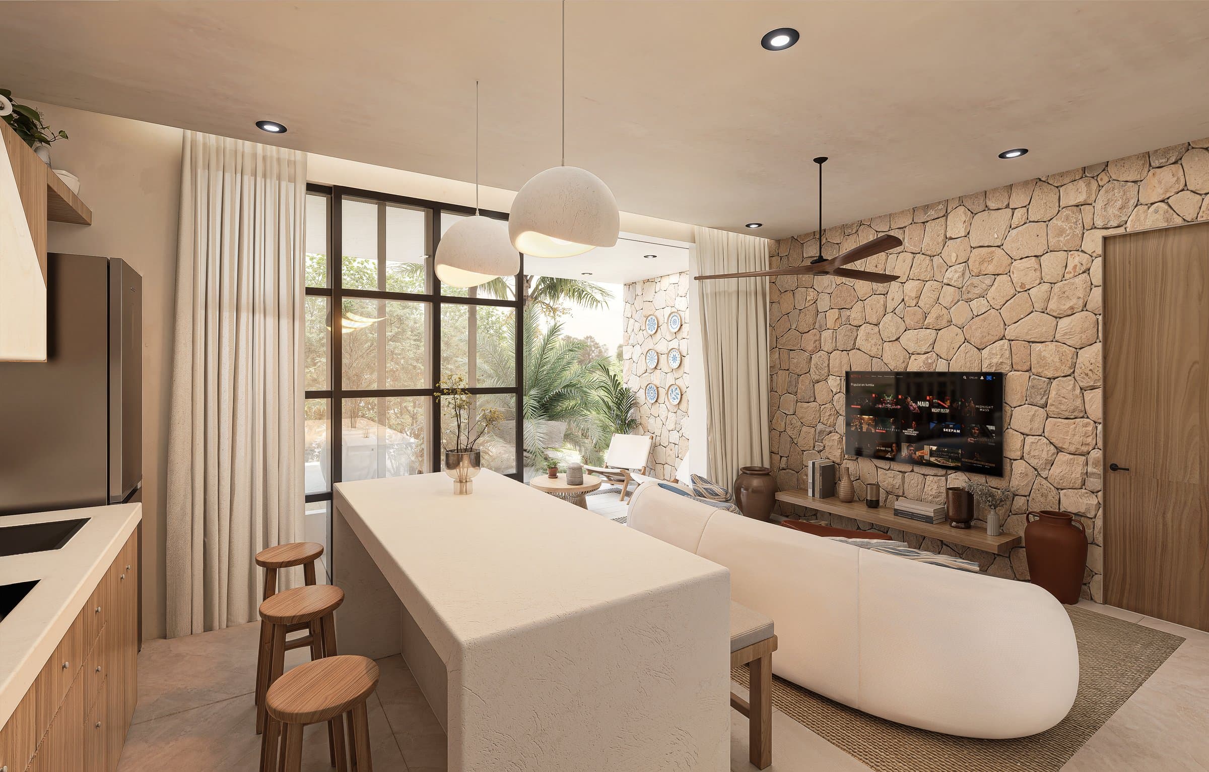 Cocina de alma mediterránea