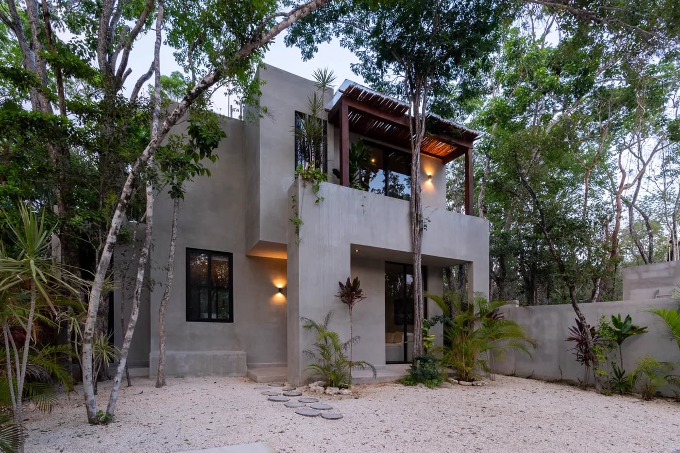 Completed Selva Maya home